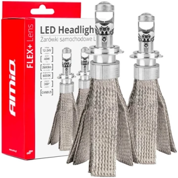 LED spuldzes H7 / H18, 40W, 6000K, 12-24V, FLEX+ L