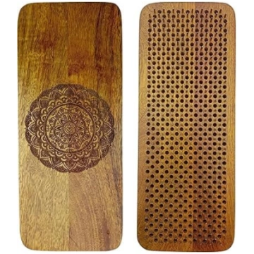 Sadhu Mandala Mango koka tāfele - ar rokām darināt