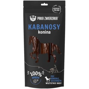 Paka Zwierzaka Kabanosy zirgs 3 gab (80g)