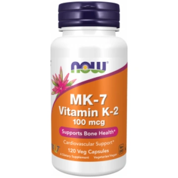 MK-7 Vitamin K-2 100 mcg Now Foods 120 vcaps