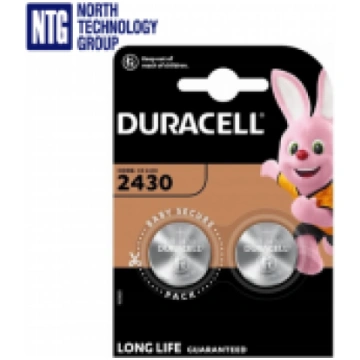 Duracell CR2430 DL2430 K2430L 3V Lithium battery, 