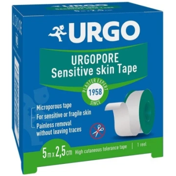 URGO Pore lentveida plāksteris 2,5cm x 5m N1