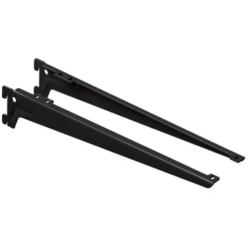 DOLLE leņķa kronšteins 280 mm, melns, 1 pāris