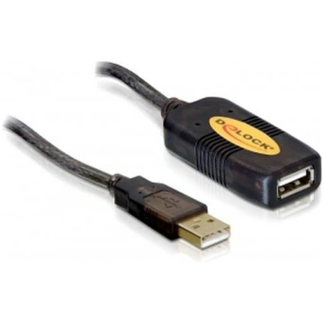 Delock USB 2.0 active extension cable, USB-A male