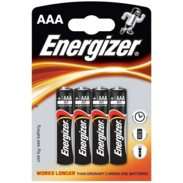 BATERIJAS ENERGIZER AAA, LR03, 4 GAB