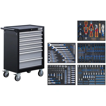 WORKSHOP TROLLEY | 7 DRAWERS | WITH 246 TOOLS (606