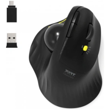 Port MOUSE ERGONOMIC BT RECHARGEABLE BLUETOOTH TRA