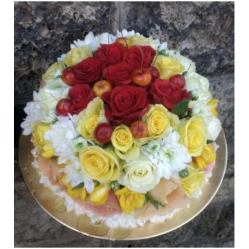 Ziedu torte (nav ēdama)