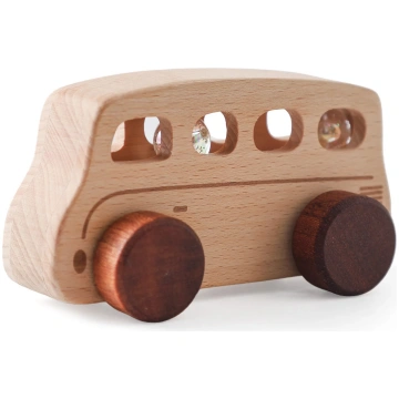 WOODEN TOY (BUS) - Marbles Bus