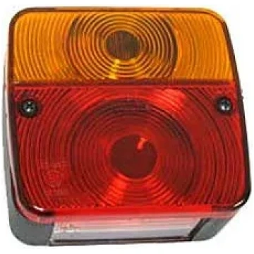 Piekabes lampa sarkana/dzeltena, 2 kameru Aizmugur