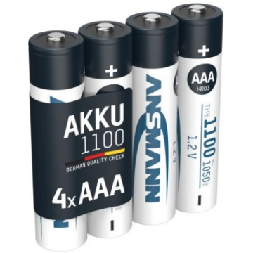 Akumulators R3 (AAA) 1.2V 1100mAh Ni-Mh ANSMANN (4