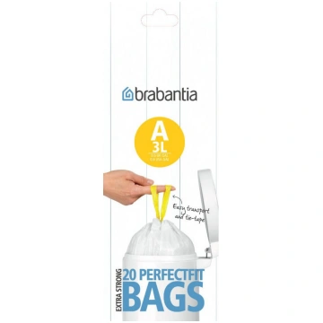 Atkritumu maisi Brabantia, 3 l, 20 gab