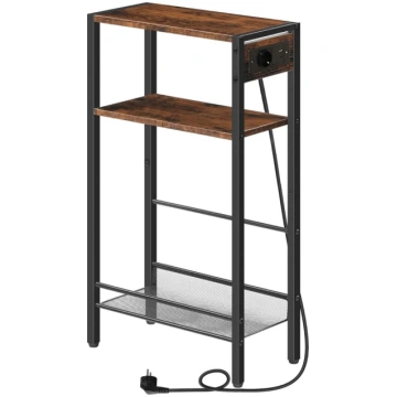 HOOBRO EBF42CXG01 3-Tier Slim Console Table with C