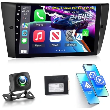 [2G + 64G] Android auto radio BMW 3. sērijas 325i 