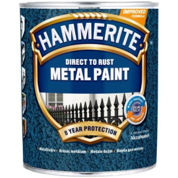 Hammerite HAMMERED Finish 750ml Pelēka krāsa metāl