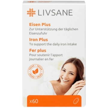 LIVSANE Iron plus tabletes N60