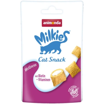 Gardums kaķiem – Milkies Crunchy Pillows Wellness,