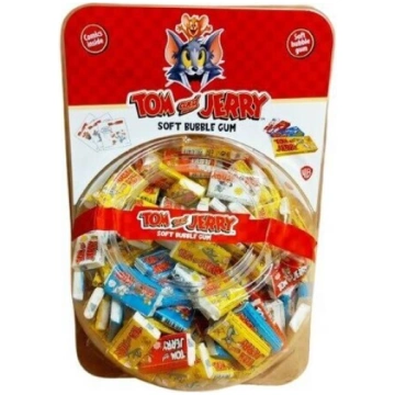 Košļājamās gumijas Tom & Jerry, 300 gab. x 4.5 g T