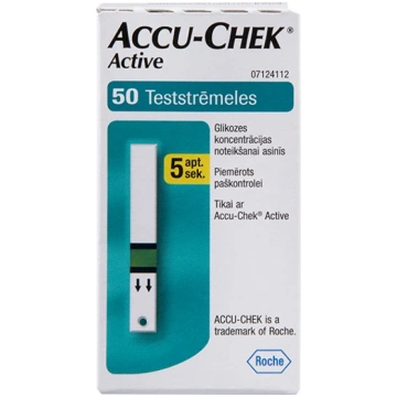 Teststrēmeles Accu-Chek Active, 50 gb