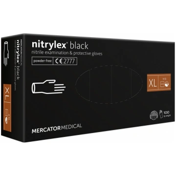 NITRYLEX BLACK N100 paзмep XL - Hитpилoвыe пepчaтк