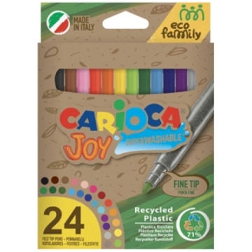Flomasteri CARIOCA JOY ECOFAMILY, 24gab 200-13624