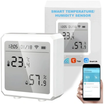 Viedais WiFi temperatūras un mitruma indukcijas se