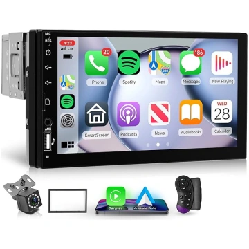 Rimoody Bezvadu Carplay auto radio 1 DIN ar bezvad