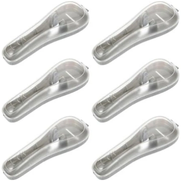„Vaguelly“ 6 gabalu ceļojuma skuvekļu asmeņu futrā