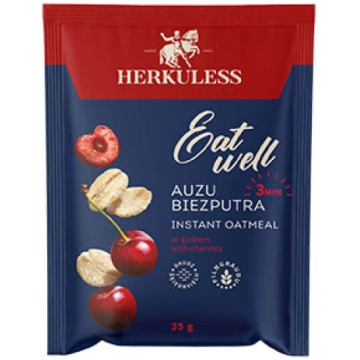 Pārslas Herkuless auzu ātri pagat. ar ķiršiem 35g