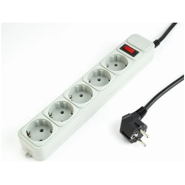 CABLE POWER EXTENSION 3M/5OUTL SPG3-B-10C GEMBIRD