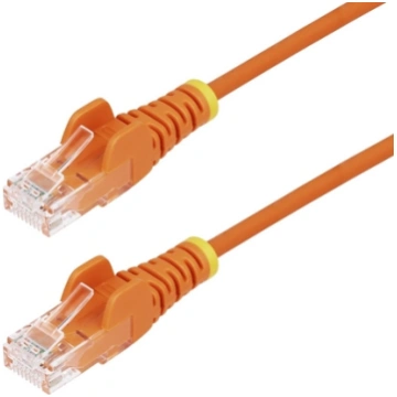 StarTech.com 1.5m Orange Slim CAT6 Ethernet Cable,
