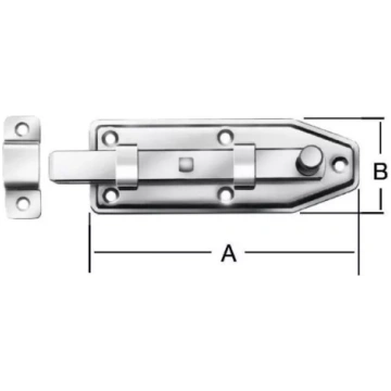 Aizbīdnis 65x25mm Zn VORMANN