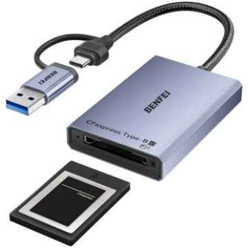 Benfei card reader USB-C USB-A 3.2 Gen 2 for CFexp
