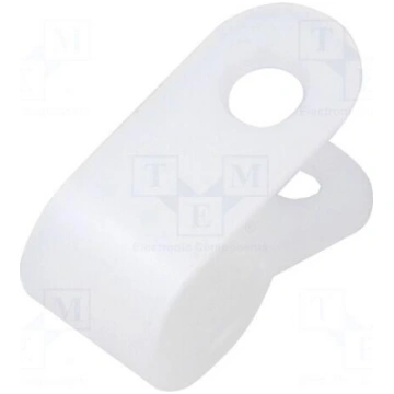 Fixing clamp | Øbundle : 6.4mm | polyamide | natur