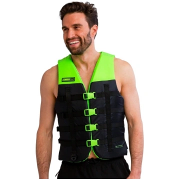 Peldveste Jobe Dual Vest Lime Green 50N Izmēri L-X