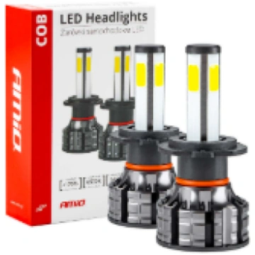 LED spuldze COB H7 6500K, AMIO-02844