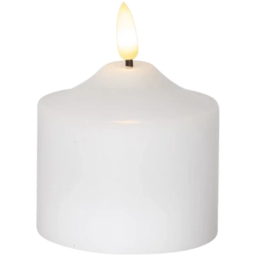 LED vaska svece FLAMME, balta, 9,5cm, IP20, 2xAA,