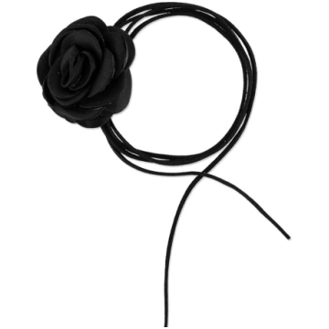 Teaaha Rose Choker ziedu kaklarota, Black Rose Cho