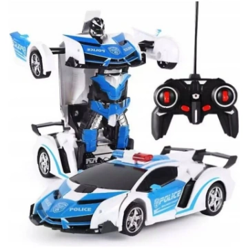 Vadāms policijas auto robots policijas auto bērnie