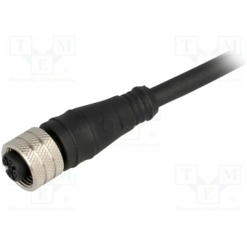 Connector: M12; plug; female; Micro-Change; PIN: 5