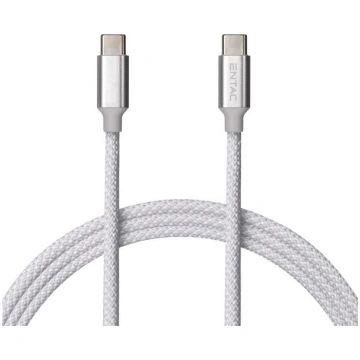 Entac kabelis USB-C - USB-C 1,5 m 3A 60 W neilons,