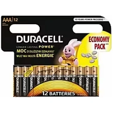 Duracell AAA, Alkaline, x12 (5000394203389; DURACE