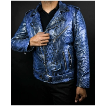 BLUE PYTHON BIKER LuxxeMx