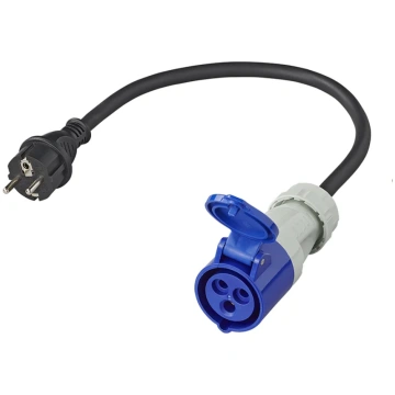 Adapteris ar Schuko spraudni un CEE kontaktligzdu 