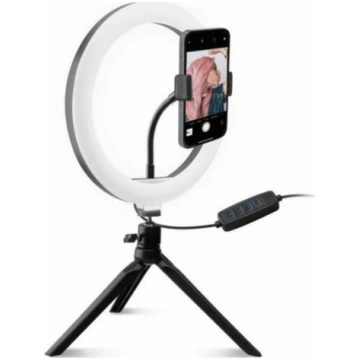 Telefona statīvs SBS Tripod 20cm LED Ring Light 80