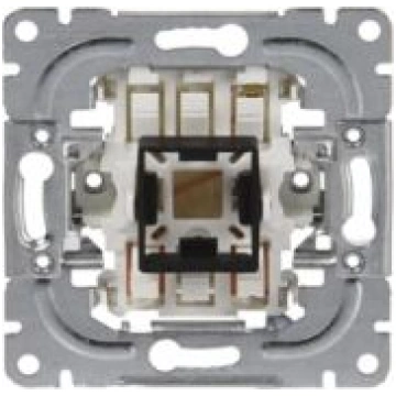 Switch insert Rocker/button, 2-pole 1-gang 2-way s