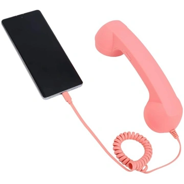 Retro tālruņa austiņa iPhone/Android, C tipa mobil