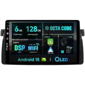 SXAUTO Android 13 - [6G+128G] - IPS auto radio, pi