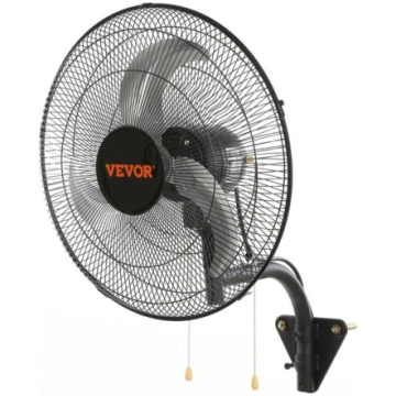 Sienas rūpnieciskais ventilators, 44,45 cm diametr