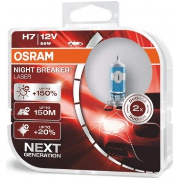 OSRAM H7 (Kompl. 2gab.) 12V 55W PX26D Night Breake